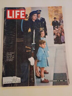Rare Life Magazine Issue of Jacqueline Kennedy and children , 1993